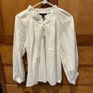 White blouse Banana Republic